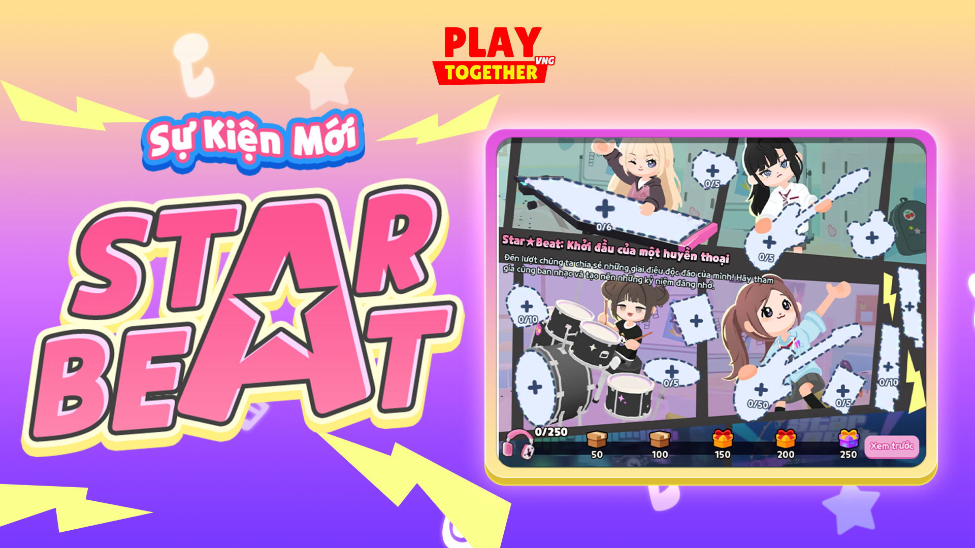 GIỚI THIỆU SỰ KIỆN STAR BEAT - KHỞI ĐẦU CỦA BAN NHẠC ROCK HUYỀN THOẠI