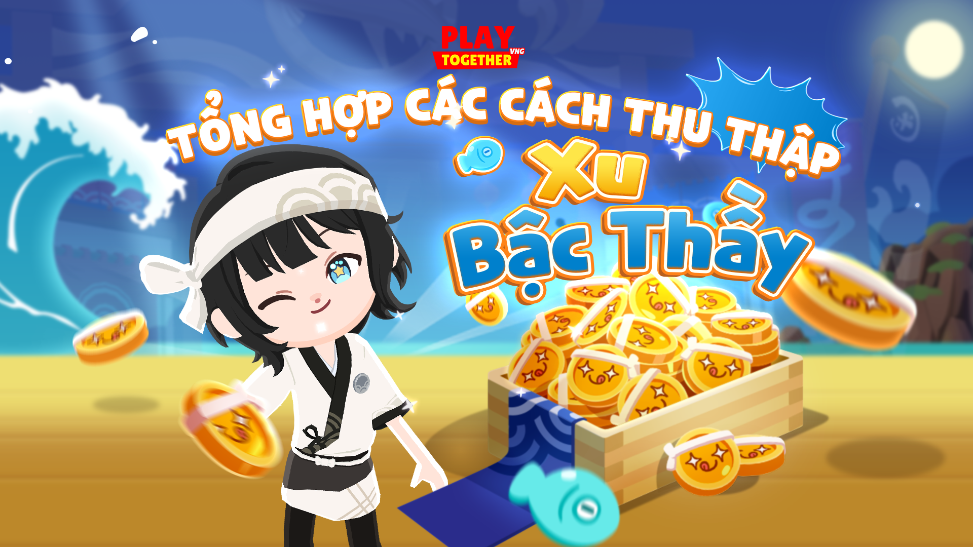 TỔNG HỢP CÁC CÁCH THU THẬP XU BẬC THẦY TRONG SỰ KIỆN MỚI VUA SUSHI