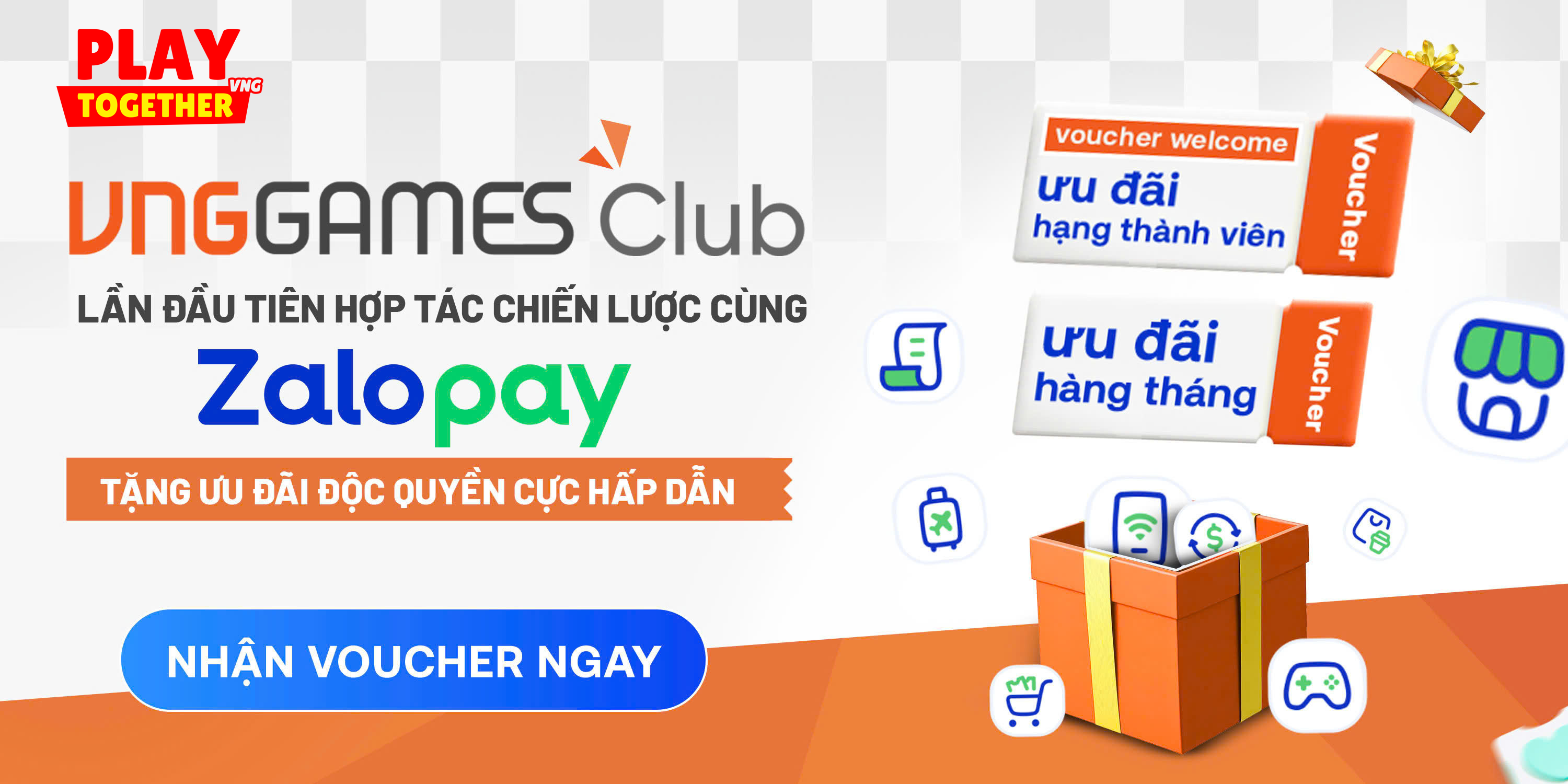 VNGGAMES CLUB HỢP TÁC CHIẾN LƯỢC CÙNG ZALOPAY TẶNG HÀNG LOẠT ƯU ĐÃI ĐỘC QUYỀN