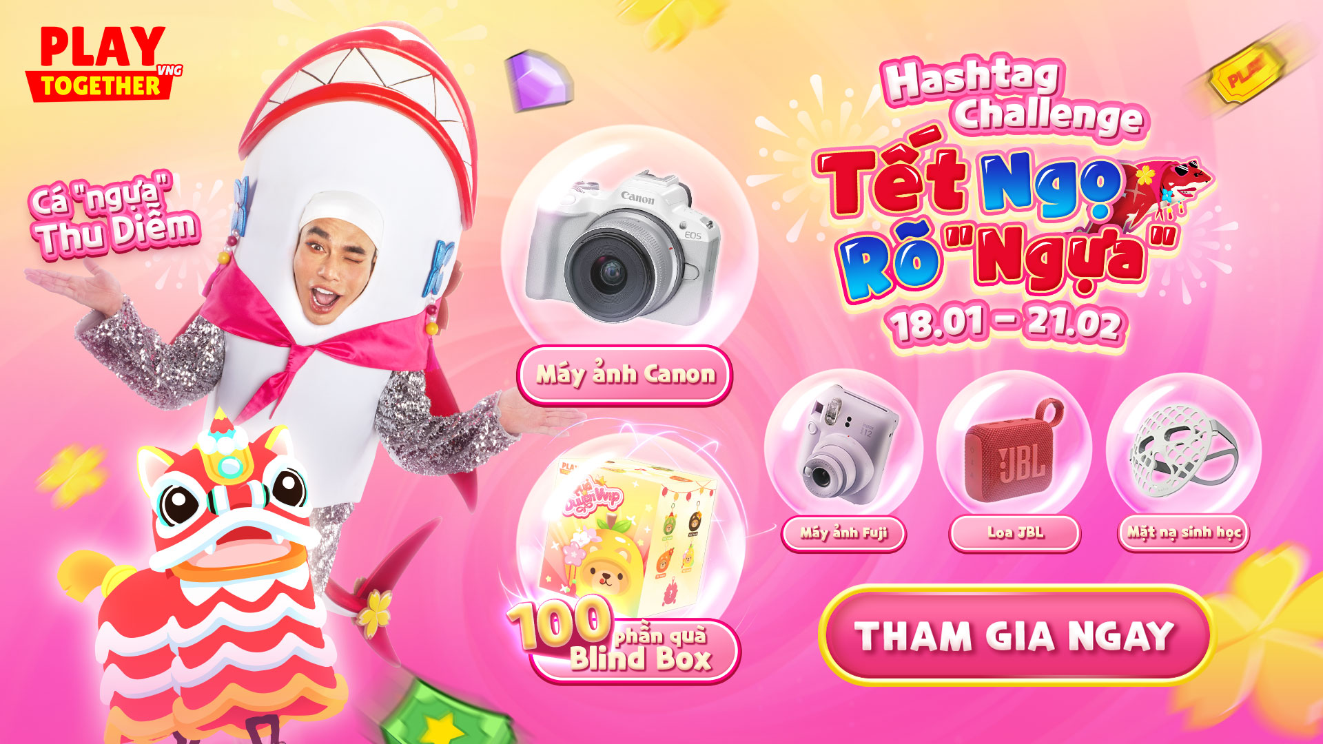 Thể Lệ Và Giải Thưởng Hashtag Challenge "Tết Ngọ Rõ Ngựa" 2026