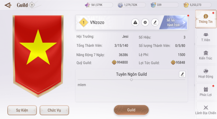 Guild Chan Học Viện Chân Mây