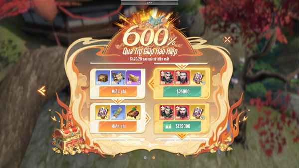 Tích lũy nạp nhận quà