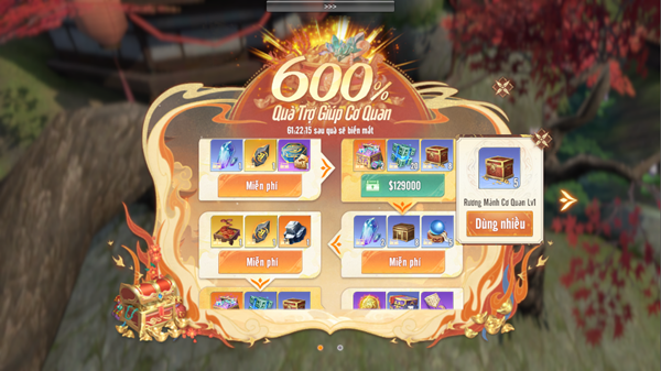 Tích lũy nạp nhận quà