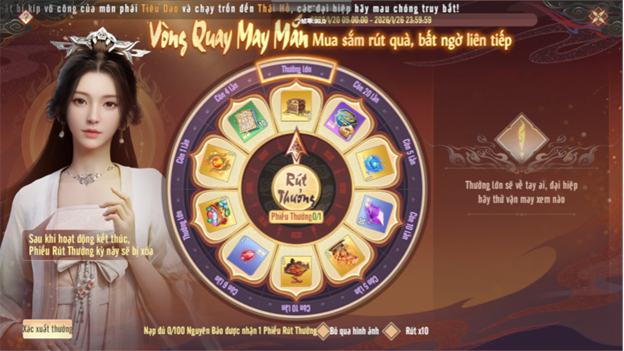 Tích lũy nạp nhận quà