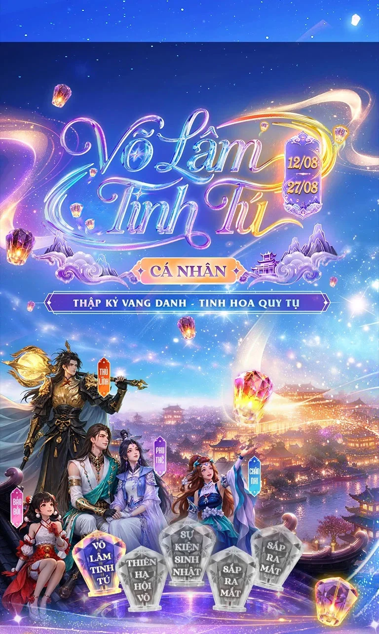 Võ Lâm Tinh Tú 12/08 - 27/08