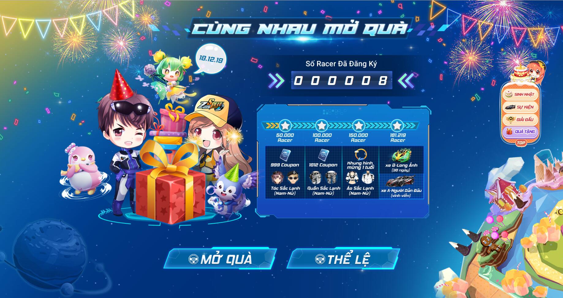 ZingSpeed Mobile chính thức tròn 4 tuổi game thủ chạy đua nhận quà sinh  nhật khủng