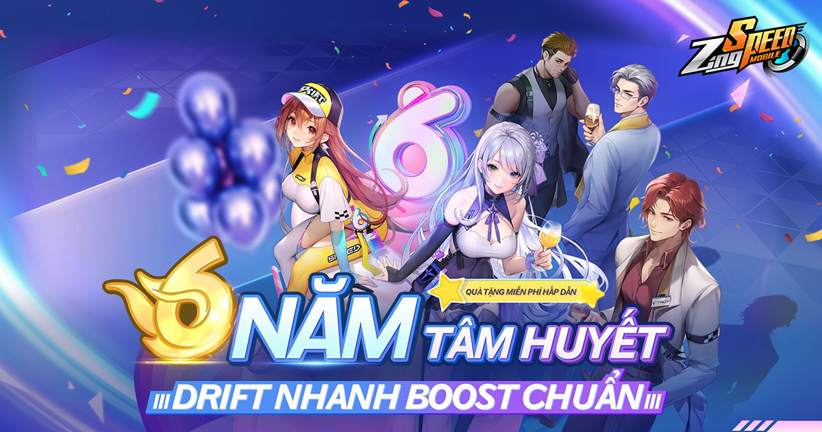 6 Năm Tâm Huyết - Drift Nhanh Boost Chuẩn | Mừng kỷ niệm ZingSpeed Mobile 6 tuổi