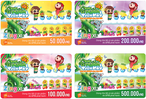 VNG phát hành thêm thẻ cào và mã thẻ Zing mới - Võ Lâm Miễn Phí