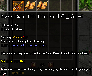 Vũ khí Thần Sa - Kiếm Thế