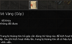 Vũ khí Thần Sa - Kiếm Thế
